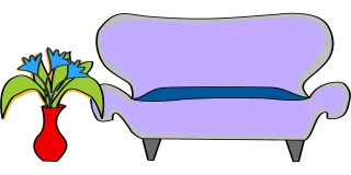 Flower Sofa Beautiful flowers Stickdatei