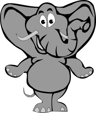 Elephant Animal Zoo Stickdatei – Tiere