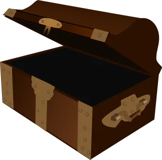 Treasure Treasure chest Gold Stickdatei