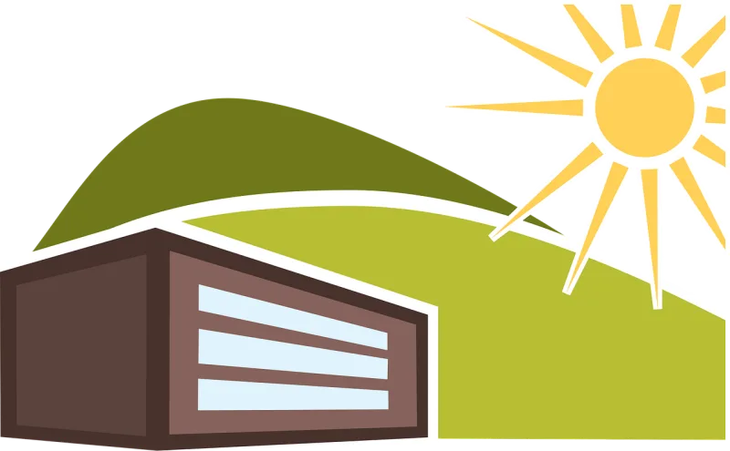 House Cabin Fun Stickdatei – Natur