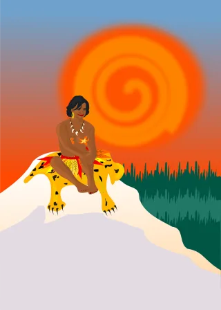 Woman Girl Africa Stickdatei