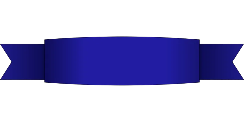 Ribbon Banner Blue Stickdatei – Natur