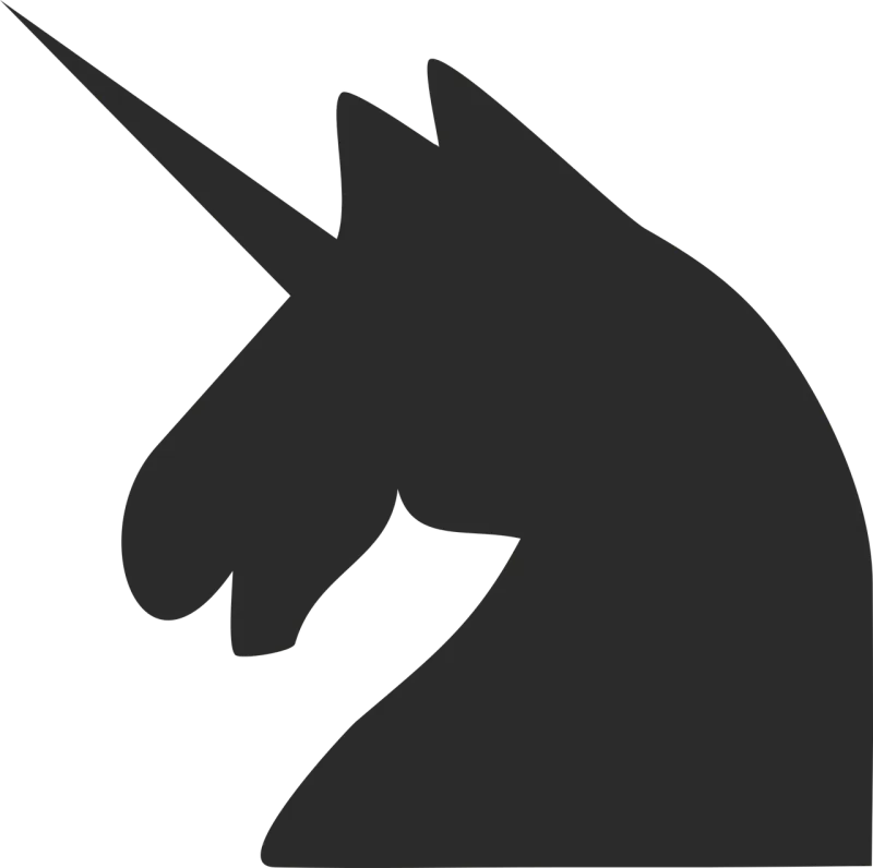 Unicorn Horse Minimalist Stickdatei – Kinder