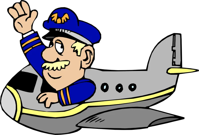 Pilot Flying Plane Stickdatei – Fahrzeuge