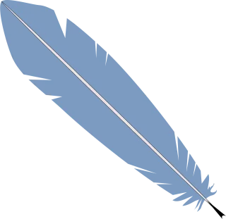 Bird Nature Blue Stickdatei