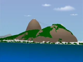 Sugarloaf mountain Rio de janeiro Brazil Stickdatei