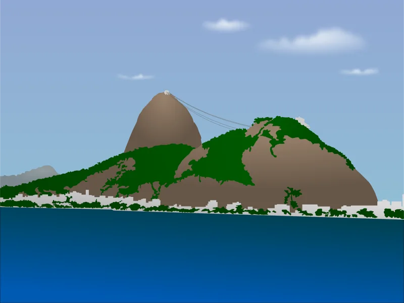 Sugarloaf mountain Rio de janeiro Brazil Stickdatei – Natur