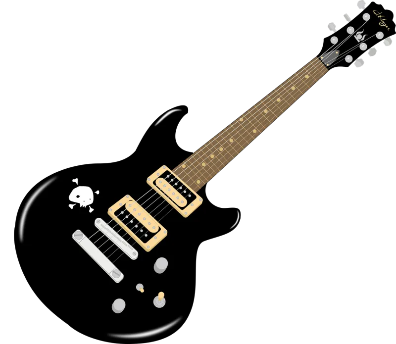 Music Guitar Rock Stickdatei – Musik