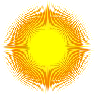 Sun Hot Light Stickdatei
