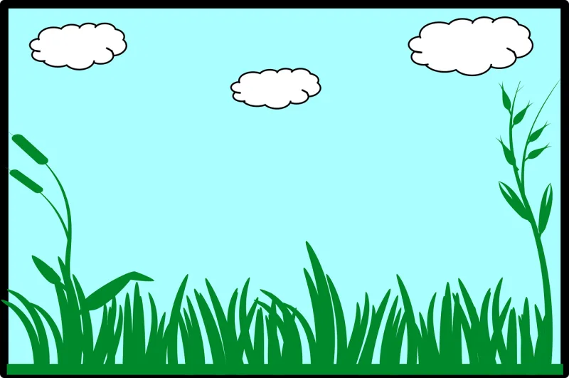 Grass Nature Meadow Stickdatei – Natur