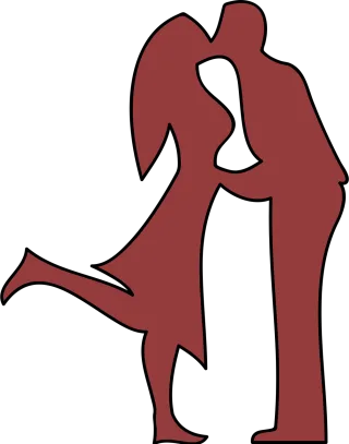 Couple Heart Love Stickdatei
