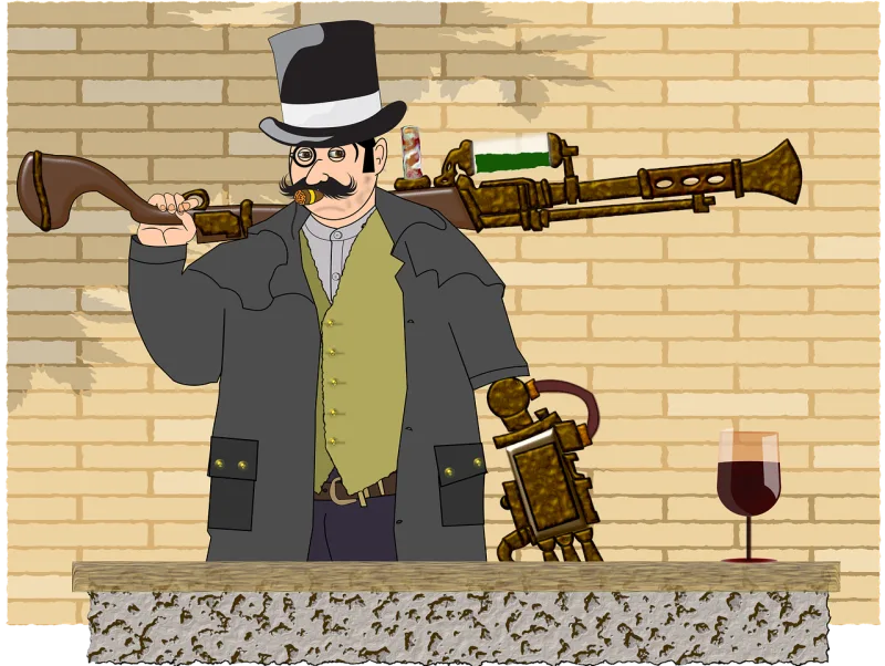 Man Neutralizer Gun Stickdatei – Essen & Trinken