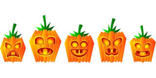 Festival Pumpkin Halloween Stickdatei