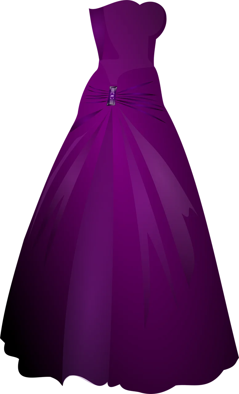 Celebration Dress Gown Stickdatei – Herzen & Liebe