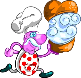 Cook Cooking Man Stickdatei
