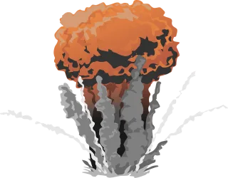 Bomb Explosion War Stickdatei
