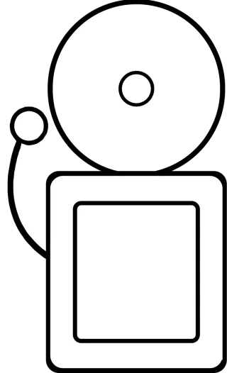 Bell Ringing Doorbell Stickdatei