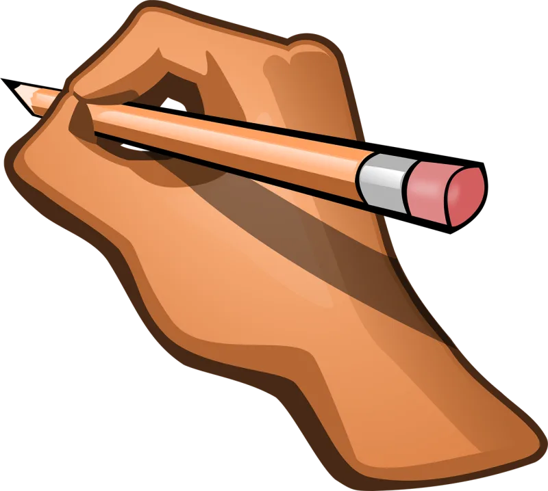 Hand Pencil Pen Stickdatei – Natur