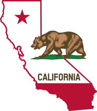 California Bear United states map Stickdatei – Natur