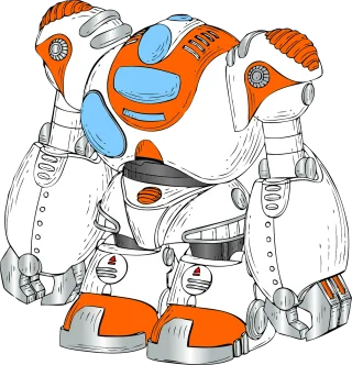 Android Robot Technology Stickdatei