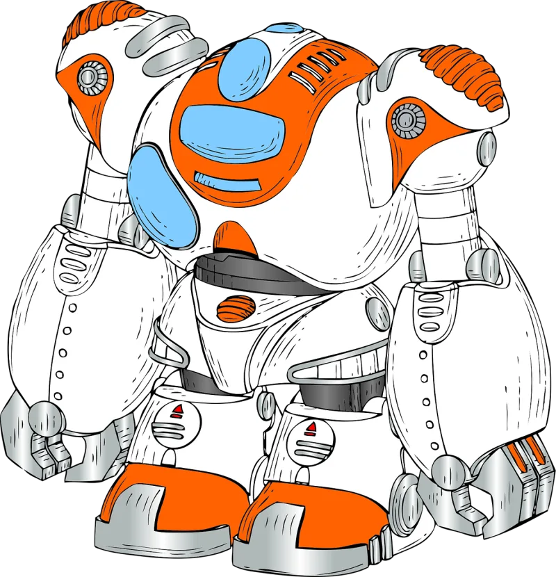 Android Robot Technology Stickdatei – Kinder