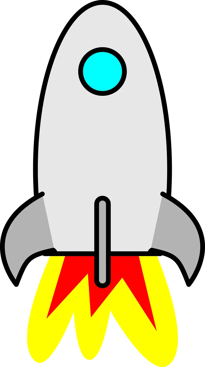 Rocket Space Lift-off Stickdatei – Kinder