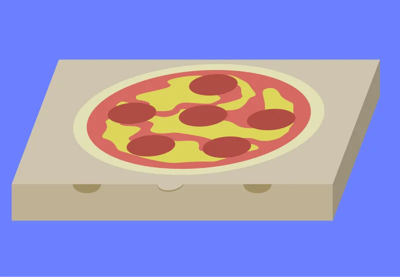 Pizza Pizza box Box Stickdatei – Essen & Trinken