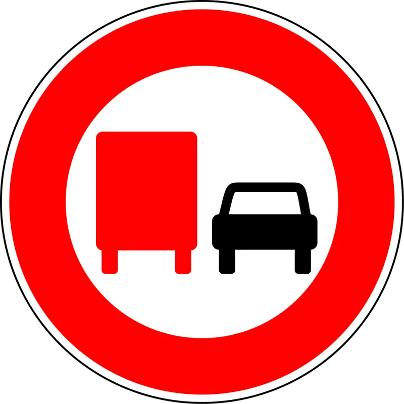 No overtaking by lorries Traffic sign Sign Stickdatei – Fahrzeuge