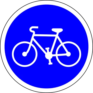 Bicycle lane Bicycle Cycling Stickdatei