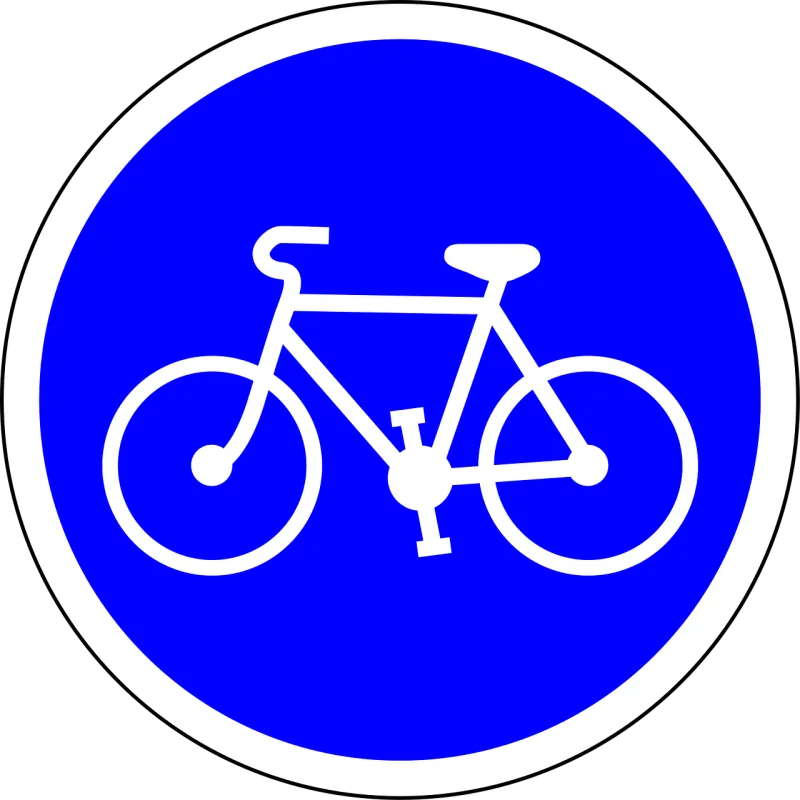 Bicycle lane Bicycle Cycling Stickdatei – Fahrzeuge