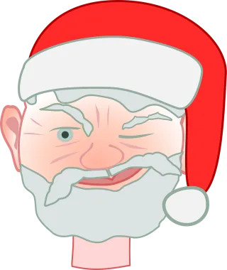 Santa Santa claus Santa's hat Stickdatei