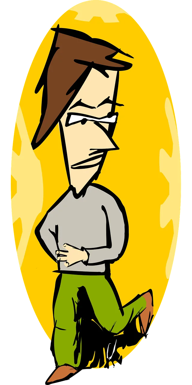 Angry Man Moving Stickdatei – Sport