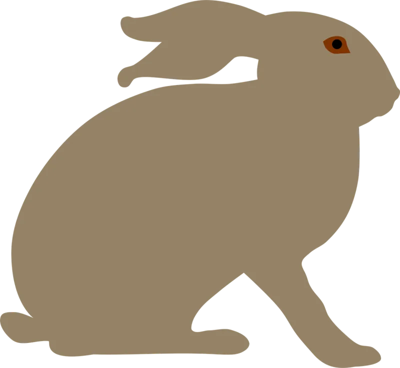 Animal Hare Rabbit Stickdatei – Tiere