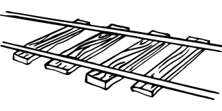 Railroad Track Train Stickdatei