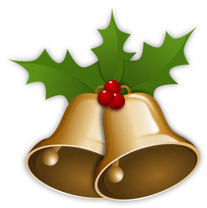 Christmas Bells Holly Stickdatei – Weihnachten