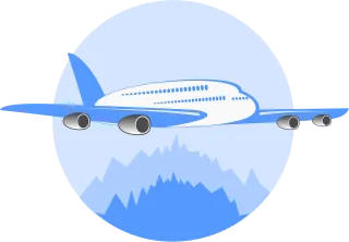Plane Jet Airplane Stickdatei