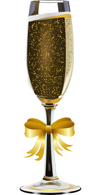 Champagne Alcohol Bubble Stickdatei