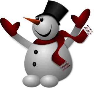 Snowman Winter Cold Stickdatei