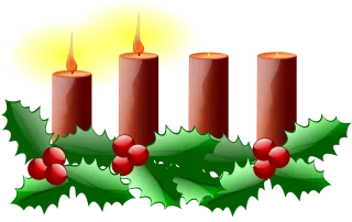 Fourth advent Christmas Advent Stickdatei
