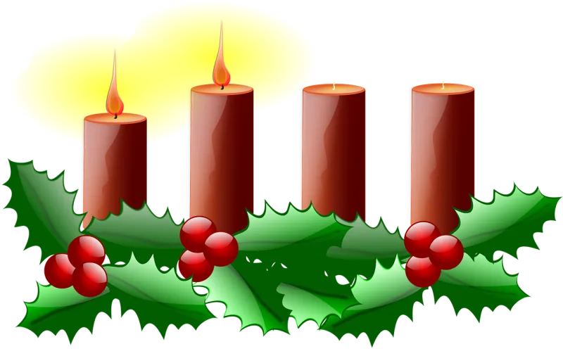 Fourth advent Christmas Advent Stickdatei – Weihnachten