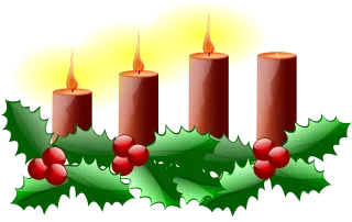 Third advent Christmas Advent Stickdatei