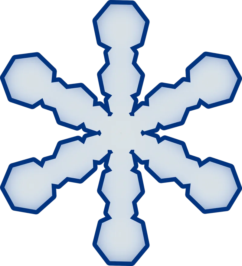 Snowflake Nature Icy Stickdatei – Weihnachten