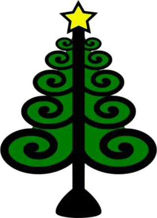Christmas tree Nature Christmas Stickdatei