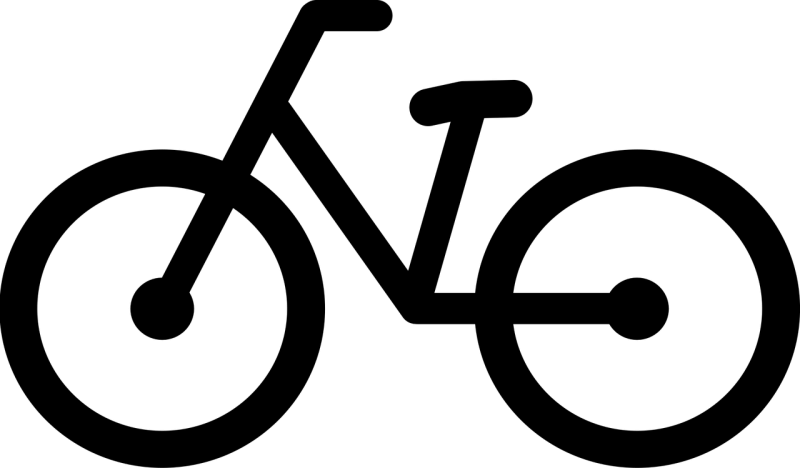 Bike Bicycle Pictogram Stickdatei – Sport
