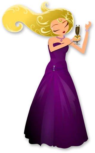 Woman Blond Dancing Stickdatei