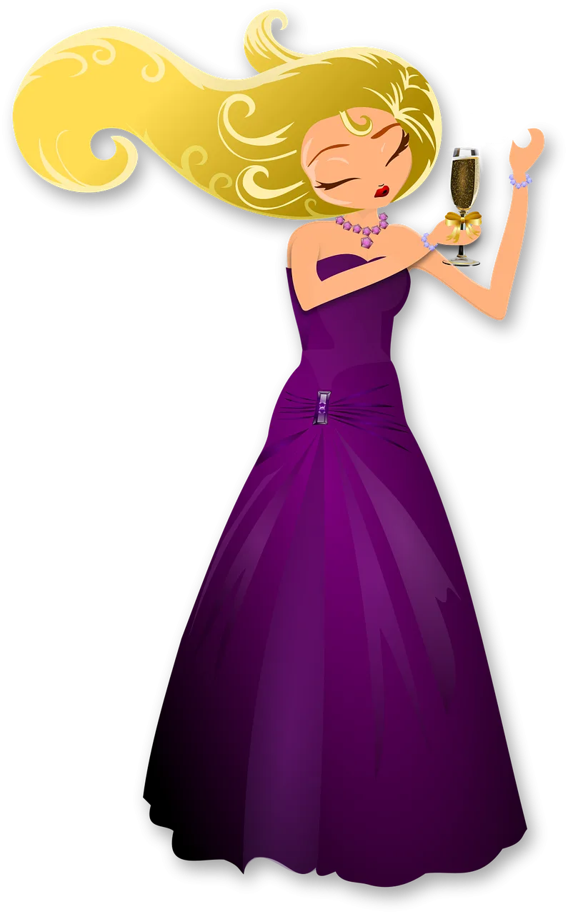 Woman Blond Dancing Stickdatei – Kinder