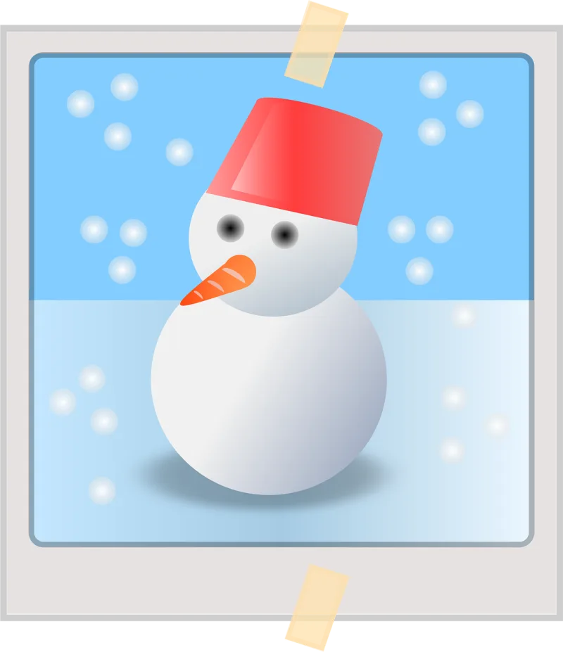Snowman Snow Nature Stickdatei – Weihnachten