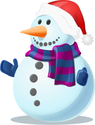 Snow Snowman Nature Stickdatei