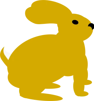 Bunny Rabbit Mammal Stickdatei