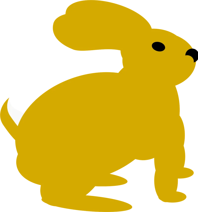 Bunny Rabbit Mammal Stickdatei – Tiere